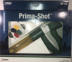Prima-Shot™ 50 cc Adjustable Repeater Syringe for Livestock with 10 Settings-NEW - £103.41 GBP