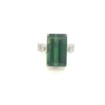 Natural Tourmaline Sapphire Ring 6.75 14k WG 21.03 TCW Certified $12,950 310646 - £3,917.24 GBP