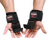 Dmoose Weight Lifting Hooks (Pair), Hand Grip Support Wrist Straps For M... - £32.84 GBP