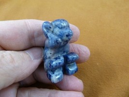 (Y-MON-574) Blue gray sodalite MONKEY APE gemstone monkeys STONE zoo mon... - £14.76 GBP