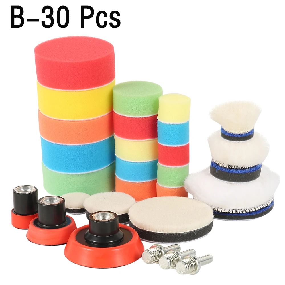Car Polishing Sponge Pads Kit Buffing ing Foam tool Polisher hine  Pad f... - $280.69