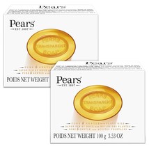 PEARS Soap, Face &amp; Body Soap, Amber  Pure &amp; Gentle Transparent Bar Soap,... - $17.99