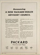 1944 Print Ad New Packard Dealer Advisory Council Precision Built Power WW2 - $18.79
