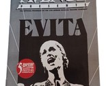 Vintage Playbill 5th Avenue Theatre Seattle 1991 Evita w Valerie Perri - $13.81