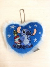 Disner Lilo Stitch Scrump Strap Keychain. Love Theme. Heart Shape. pretty, rare - $15.00