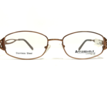 Affordable Designs Eyeglasses Frames WILMA Brown Rectangular Full Rim 54... - $41.86