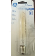 GE Lighting 1429142 T6-1/2 E17 Base Tubular Refrigerator Appliance Bulb-NEW - €21,22 EUR