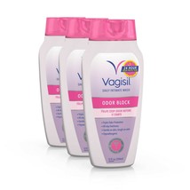 Vagisil Odor Block Vaginal Wash, For 24 Hour Odor Protection, 12 fl oz (3 Pack)+ - £31.57 GBP