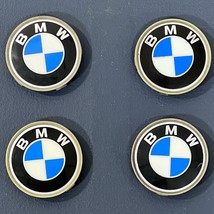 1992-2005 BMW 2 87/128" Button Center Caps OEM MOLD # 1095361 USED SET/4 - £19.53 GBP