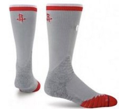 Houston Rockets NBA Stance Fusion Logo Crew Socks Gray/Red Size XL (13-16) - £17.13 GBP