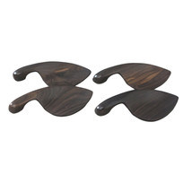 Natural Ebony Violin Chinrest 4/4 Size Fiddle Violin Parts 4 PIECES Bundle - $29.99