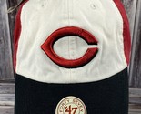 &#39;47 Brand Cincinnati Reds Strapback Baseball Hat Cap - OSFM - NEW! - £15.42 GBP