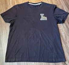 Lacoste Navy Blue T-shirt With Lacoste L Lacoste Badge Size 4/Medium  - £22.99 GBP