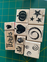 Stampin Up Swirl Rubber Stamps #6 - £4.97 GBP