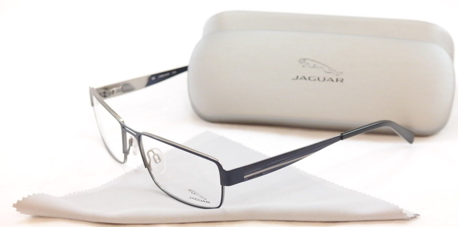 Authentic Jaguar Eyeglasses Frame 33058-819 Blue Metal High Quality Germany Made - $158.85