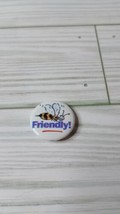 Vintage American Girl Grin Pin Bee Friendly Pleasant Company - $3.95