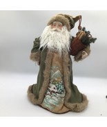2008 Cracker Barrel Santa Tree Topper Peace On Earth 16” Christmas Decor... - $273.27 MXN