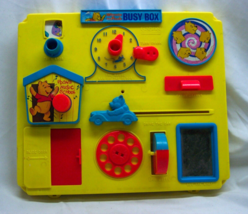 1975 Sears Winnie The Pooh Activity Center Busy Box Baby Crib Preschool Toy - £42.77 GBP
