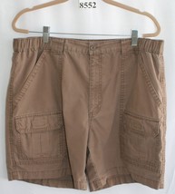 Savane Beige Size 38 Shorts Zipper Button Flat Front Pockets #8552 - £7.53 GBP