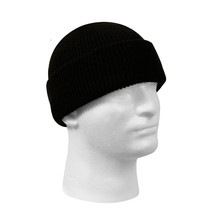 NEW US ARMY KNIT Watch Cap Hat BLACK Beanie COLD WEATHER PT IPFU - $15.38