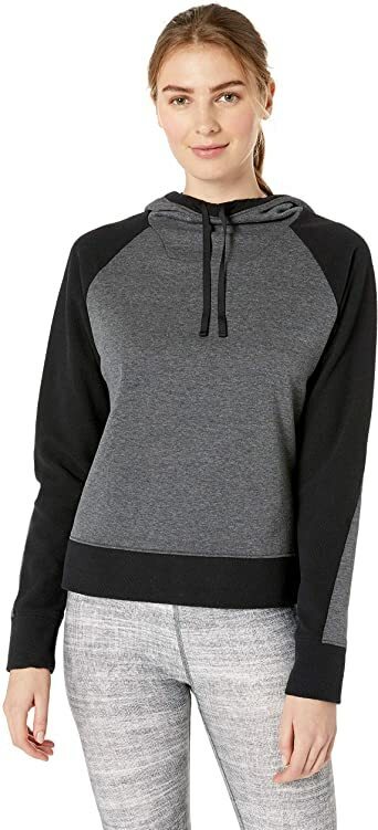 NWT Under Armour Infrared Slouchy Neck Hoodie Gray/Black XS 1324052 - $25.00