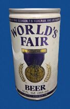 Old Vintage Worlds Fair Beer Can Metal Sign 8x12in  Mancave Garage 40 - $24.74