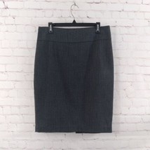 Mossimo Skirt Womens 12 Gray Pencil Career Slit Zip Knee Length  - £14.14 GBP