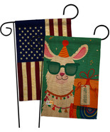 Cool Llamas Birthday - Impressions Decorative USA Vintage Applique Garde... - £24.75 GBP