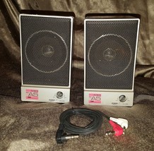 Pair Of AIWA SC-A5 mini Speakers Tested! Free us shipping - $28.70