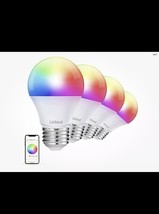 4 Linkind Smart WiFi LED Light Bulbs A19 E26 Multicolor RGB &amp; Tunable Wh... - $14.84