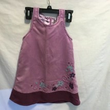 Pumpkin Patch Purple Lined Girls Jumper dress Sz 4 Height 108 cm polyester - £6.18 GBP
