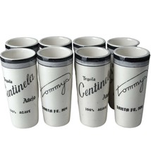 Vintage Mexican Pottery Centinela Tequila Shot Glasses From Tommy&#39;s Restaraunt S - £67.18 GBP