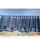 Wholesale Indigo Cotton Sarong Womens Summer pareo Soft Cotton Beach Cov... - €18,54 EUR+