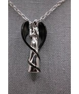 NIB FaithHeart Angel Urn 20&quot; Necklace for 1.38&quot; Ashes Cremation Jewelry - £20.90 GBP