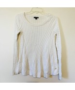 Tommy Hilfiger Cable Knit Curved Hem Sweater Size XS - £14.87 GBP