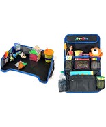 Car seat organizer &amp; activity tray for backseat kids travel accessories ... - £30.38 GBP