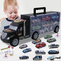 Toddler Toys for 3-4 Year Old Boys,Large Transport Cars Carrier Set Truck Toys - £15.14 GBP