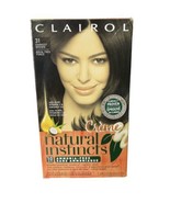 Clairol Natural Instincts 31 Darkest Brown Creme Hair Color Dye Amonia F... - $583.13 MXN