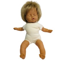 Lissi BATZ 15&quot; Doll Bätz West Germany SIGNED Closed Eyes Cloth Body Blonde - £38.19 GBP