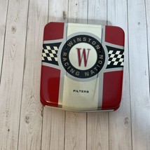 WINSTON NATION RACING Vintage Tin Collectible Cigarette Case Filters Nas... - $8.82