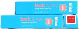 3 Bliss Lock &amp; Key Vibrant Up To 8 Hr Long Wear Lipstick In Good And Red Dy - $20.99