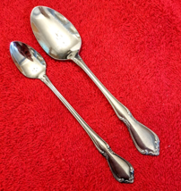 Oneida Chateau Stainless Steel Spoon LOT Teaspoon &amp; Baby Scroll Handle F... - $13.79