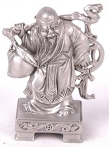 Chinese Old Wise Man Pewter Figure-2.5&quot; - £11.19 GBP