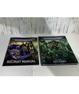 Lot of 2 Warhammer 40000 Books Codex Necrons &amp; Recruit Manual - £26.53 GBP