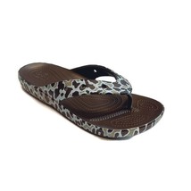 CROCS Classic Animal Print Flip Flop Mens 10 Womens 12 Leopard Camo Sandals - £33.33 GBP