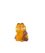 Vintage 1981 Garfield Sucking Thumb Holding Pooky Bear PVC Figure 2&quot; - $15.25