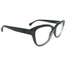 Emporio Armani Eyeglasses Frames EA 3033 5220 Cat Eye Black Clear 53-16-140 - $60.56
