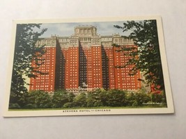 Vintage Postcard Unposted The Stevens Hotel Chicago IL - £2.42 GBP