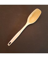 Foley Bone Color Plastic Spoon Kitchen Dipper Utensil Farmhouse VTG stained - £13.25 GBP