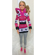 Mattel 2015 Snow Fun Barbie  #N31HF FDR73 Made to Move Arms - £9.66 GBP